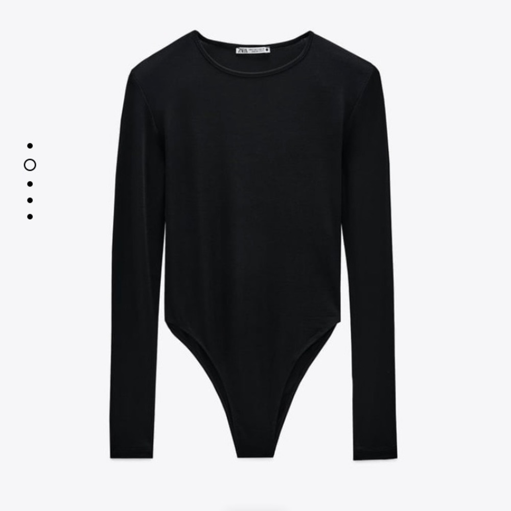NWOT Zara shoulder pad bodysuit